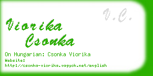 viorika csonka business card